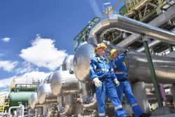 refinery workers